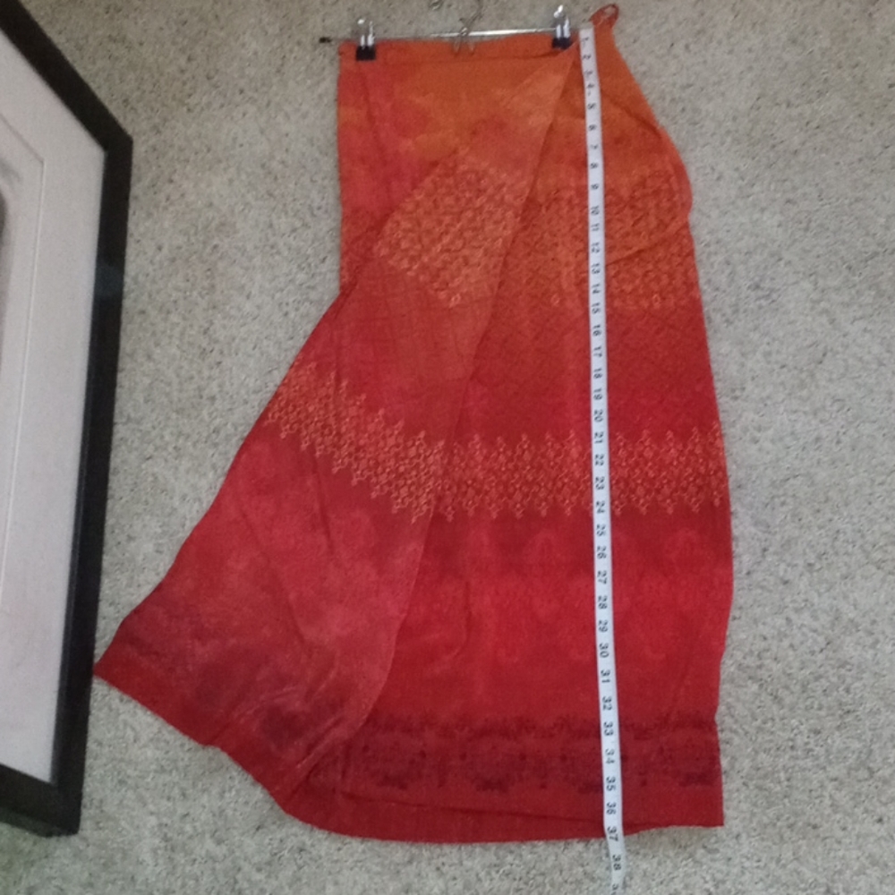 Ellen Tracy Company Silk Wrap Skirt - Picture 9 of 9